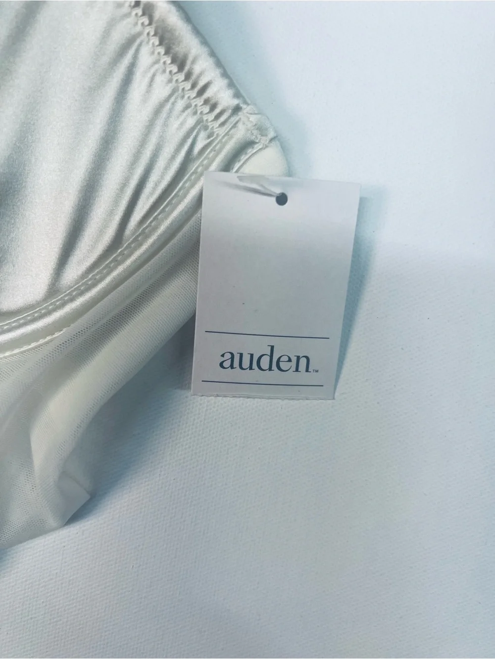 Auden White Bustier-Style Bodysuit